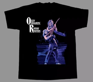 Camisa unisex Ozzy Osbourne Randy Rhoads para fans algodón negra todas las tallas GC4111 - Imagen 1 de 3