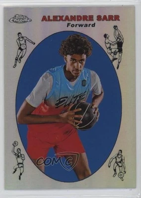 2021-22 Chrome OTE Overtime Elite 1969 Topps Basketball Alexandre Sarr #69TB-17 - Image 1 of 2
