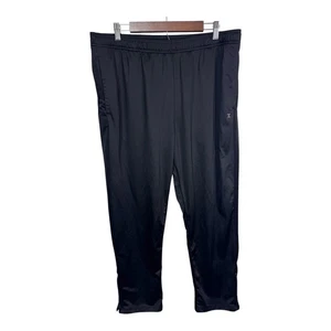 Pantalones de entrenamiento atléticos tricot negros Xersion Quick-Dri para hombre XL ropa deportiva jogger - Imagen 1 de 5