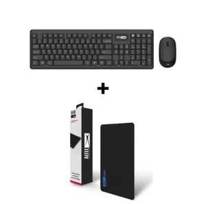 Altec Lansing ALBC6314 SPANISH Wireless Keyboard and Mouse + Mousepad Combo - Picture 1 of 4
