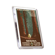 FRIDGE MAGNET - Vintage Travel - Sequoia National Park