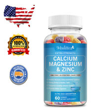 Calcium Magnesium Zinc & Vitamin D3 Gummies Strong Bone ,Boost Immunity & Energy