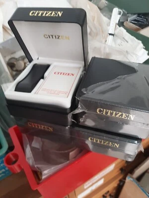 Citizen (4 Pcs) Scatole  E Garanzia Vintage Nos nuovo - Image 1 of 4