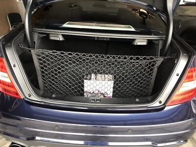 Rede de carga de malha estilo envelope tronco traseiro para MERCEDES-BENZ C-CLASS 2008-2024 nova - Imagem 1 de 4