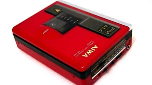 Restaurierter VINTAGE AIWA WALKMAN KASSETTENSPIELER HS-T23, funktioniert sehr gut - Bild 1 von 4