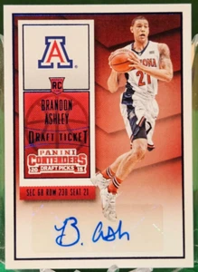 2015 Contenders Draft Ticket BRANDON ASHLEY #106 Rookie Auto - Picture 1 of 2