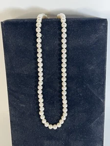 Collana Sofia certificata in oro giallo 14 kt 6-6,5 mm CFW filo di perle 18" - Foto 1 di 11