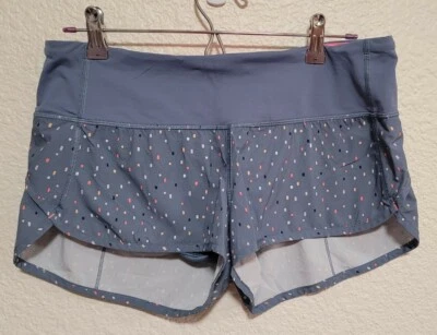 Lululemon Talla 8 Velocidades Corto Confeti Pastel Bloquearlo Bolsillo Foto 1 de 4