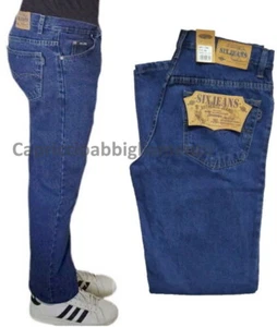 Herren Arbeitsjeans Baumwolle gerade robust stark strapazierfähig Hose Denim - Bild 1 von 6