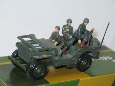 SOLIDO, American Army Military Jeep Willys With 3 Metal Soldiers - Image 1 of 4