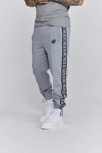 SikSilk Mens Grey Joggers Medium 32" Waist - Picture 1 of 5