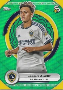 2024 Topps Superstars MLS JULIAN AUDE Green Foil Uncommon -LA GALAXY- #15 - Picture 1 of 1