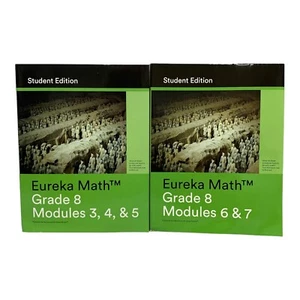 Eureka Math Grade 8 Modules 3,4,5,6, & 7 STUDENT EDITION: BRAND NEW Workbooks - Picture 1 of 3