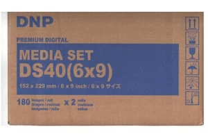 Papier DNP DS40 6x9 + ruban pour impressions 360 15x23 - Photo 1/2