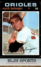 1971 Topps #99 Mark Belanger Baltimore Orioles (see pics)(A)
