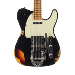 Used Fender Custom Shop 1960 Telecaster Heavy Relic - Chocolate 3 Tone Sunburst - Picture 1 of 11