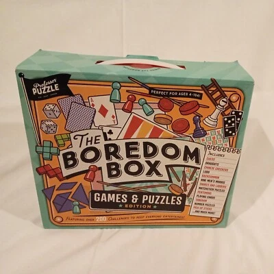 THE BOREDOM BOX by Professor Puzzle GAMES & PUZZLES chess draughts ludo tangram - Image 1 of 4