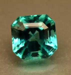 Paraiba Blau Grün Turmalin Zertifiziert Asscher Cut 8.65 Karat Lose Edelstein - Bild 1 von 5