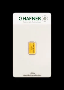 Goldbarren 2g/Gramm 999.9 Gold „C.Hafner“ Zertifiziert - Bild 1 von 2