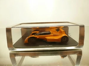 SPARK S0627 CAPARO T1 2007 TOPGEAR - ORANGE 1:43 - VERY GOOD IN BOX - Picture 1 of 8