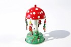 * Blechspielzeug  PILZ - KARUSSELL mit  Zwergen    Made in Germany °° Tin Toy °°