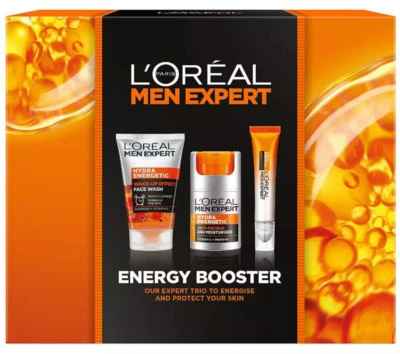L’OREAL L'Oreal Paris Men Expert Energising Facial Skincare Routine Gift Set for Him