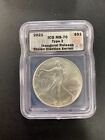 2021 Type 2 Silver Eagle Icg Ms-70 - Uncirculated - Silver Ase - Certified - $1