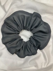 Handmade Scrunchie New Hair Tie Shiny Titanium Nylon Spandex. Size: 5"x5" - Picture 1 of 4