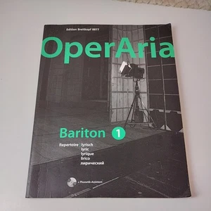 OperAria Bariton 1 Lyric Peter Anton Ling Sheet Music Book Softcover Breitkopf 8 - Picture 1 of 18