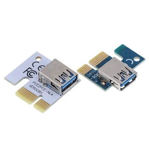 USB 3.0 PCI-E 1X to 16X Extension Cable Mining PCI-E Extended Line Card Adap _mo - Photo 1/12