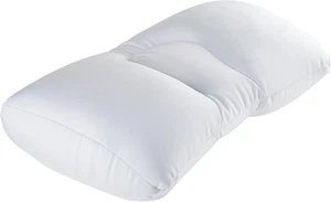 , Almohada de microperlas blanca para dormir y viajar - Imagen 1 de 12