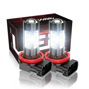 H11 H8 LED Fog Light Bulbs White 3000LM for 2016-2019 2020 2021 Nissan Titan XD - Picture 1 of 24