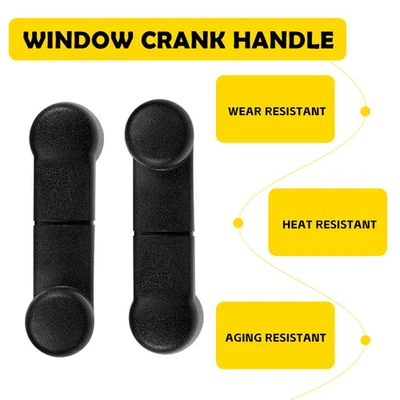 2x Manual Window Crank Handles Fits 1995-2003 Ford Windstar Van/1997-2014 F150 - Image 1 of 4