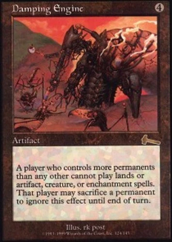 Damping Engine - Urza's Legacy #124/144 MTG Magic The Gathering - Image 1 of 1
