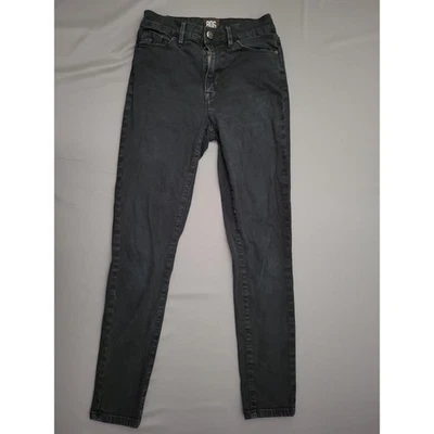 Pantalones de mezclilla BDG para mujer talla 24 ajustados recortados ramita tiro alto negro oscuro Foto 1 de 4