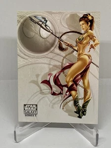 2010 Topps Star Wars Galaxy Serie 5 - #73 Leia und Han - Bild 1 von 2
