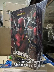 in stock New Hot Toys MMS782 Deadpool & Wolverine 1/6 Deadpool Battling Version - Picture 1 of 17