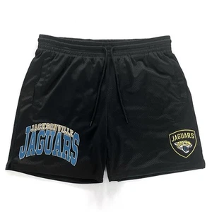 Jacksonville Jaguars NFL Team Apparel Mens Active Stretch Shorts Black Size XL - Foto 1 di 6