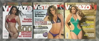 MARIA FERNANDA CORNEJO & MISS INTERNATIONAL 2011 LOT OF 3 VISTAZO MAGAZINES - Image 1 of 4
