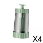4X Ration Spice Dispenser Condiment Box for Dining Room Kitchen Counter Green