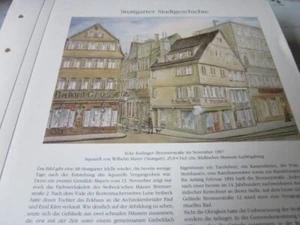 Stuttgart Archiv 1076 Ecke Esslinger/Brennerstraße 1907; Wilhelm Mayer - Picture 1 of 1