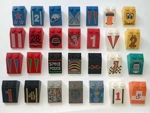 LEGO® City bedruckte Dachsteine Schrägsteine positiv 3x2 #3298 viele Farben - Bild 1 von 21