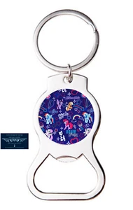 MY LITTLE PONY FRIENDSHIP INSPIRED CUSTOM METAL BOTTLE OPENER KEY RING KEYCHAIN - Picture 1 of 2