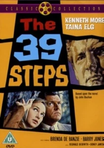 The 39 Steps (Kenneth More, Taina Elg, Brenda De Banzie) Thirty Nine Reg 2 DVD - Picture 1 of 1