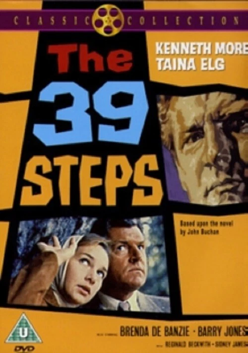 The 39 Steps (Kenneth More, Taina Elg, Brenda De Banzie) Thirty Nine Reg 2 DVD - Image 1 of 1