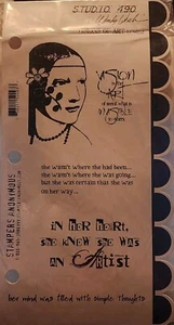 Studio 490 Wendy Vecchi Stampers Anonymous VISIONS OF ART LCS052 - Picture 1 of 8