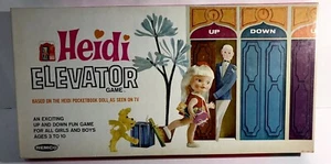 1965 Heidi Elevator Game Remco Industries Board Game Heidi Pocketbook Doll MINT - Picture 1 of 9