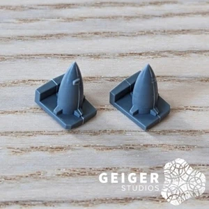 Warhammer 40k Space Wolves Bits | Stormfang Stormwolf | Stormstrike Missile 2pc - Picture 1 of 1