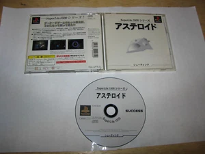 Asteroids Superlite 1500 Series Playstation PS1 Japan import US Seller Asteroid - Picture 1 of 2