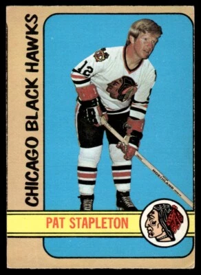 1972-73 O-Pee-Chee **C** Pat Stapleton Chicago Blackhawks #4 - Image 1 of 2